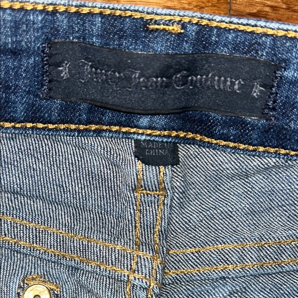 Juicy Couture Kids Denim Spikey Skinny Jeans size 7 - NEW - Picture 4 of 5